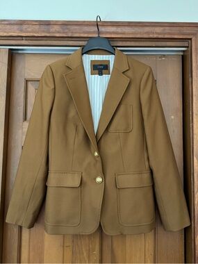 J.Crew Brown Wool Blazer Jacket